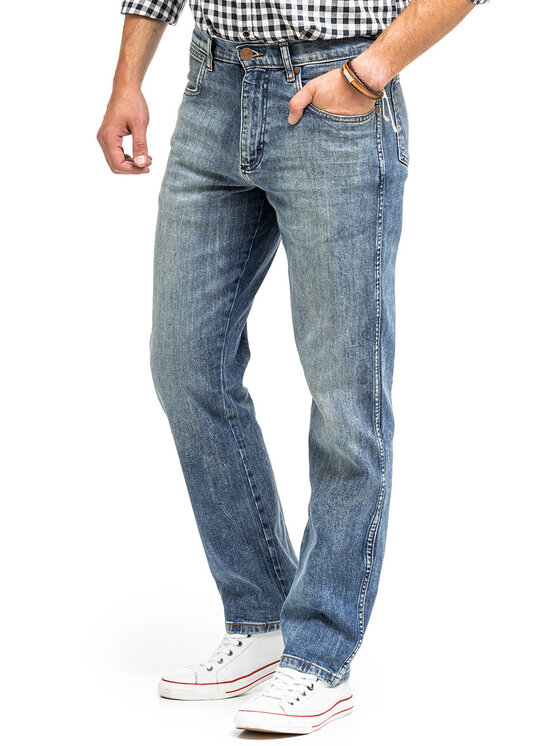 Wrangler Wrangler Jeansy TEXAS Niebieski Straight Fit