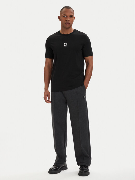 HUGO HUGO Тишърт Darusi 50561126 Черен Regular Fit