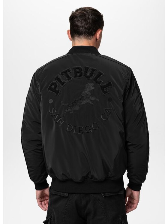 PITBULL PITBULL Kurtka przejściowa MANOLITO Czarny Regular Fit