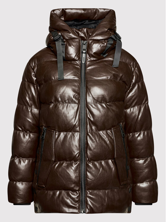 DKNY DKNY Zimné bundy DL1MUF63 Hnedá Regular Fit