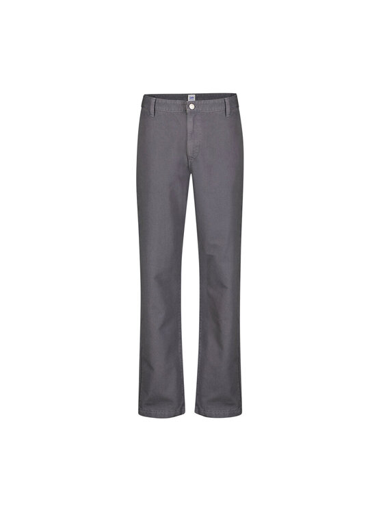 Lee Lee Spodnie materiałowe RELAXED WORKWEAR CHINO Szary Regular Fit