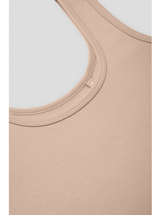 Lancerto Lancerto Top Cynthia TS073225000003 Beżowy Slim Fit