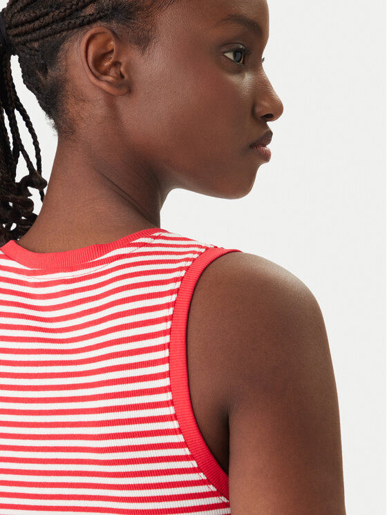 Tommy Jeans Tommy Jeans топ Essential DW0DW20673 Червен Slim Fit