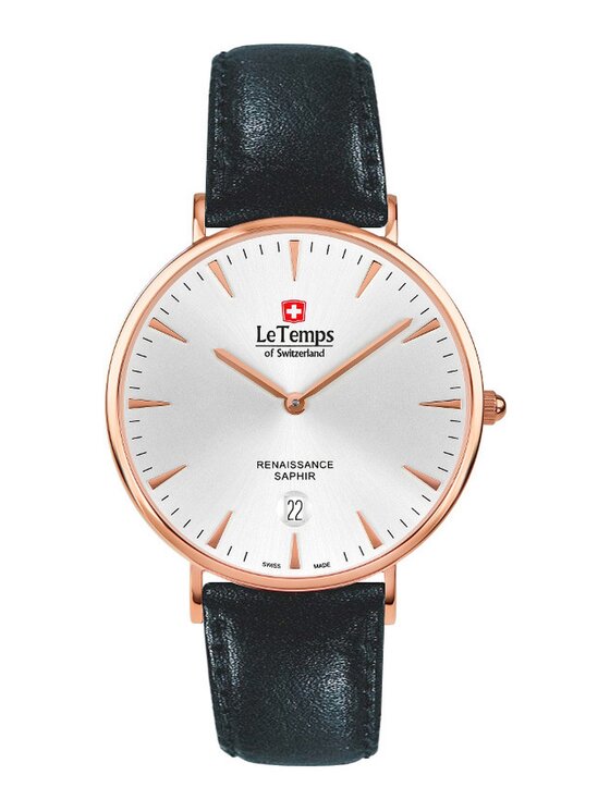 Le Temps Le Temps Zegarek LT1018.56BL51 Czarny