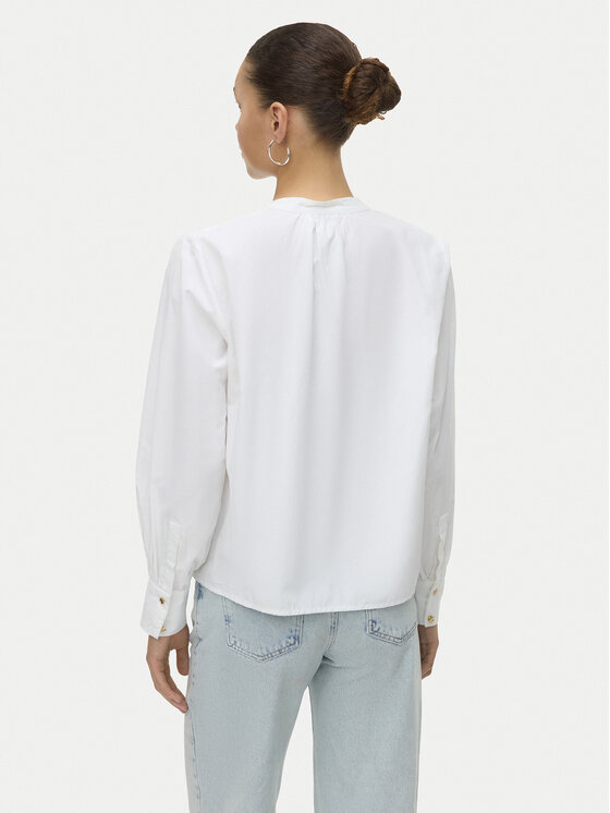 Vero Moda Vero Moda Bluzka Fanni 10336937 Biały Loose Fit