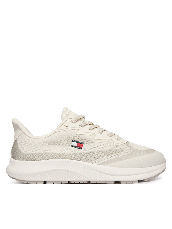 Tommy Jeans Tommy Jeans Sportcipők Runner Knitted EM0EM01713 Ekru