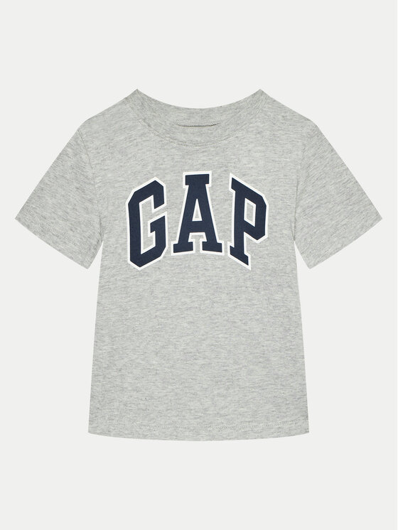 Gap T-krekls 459557-04 Pelēks Regular Fit