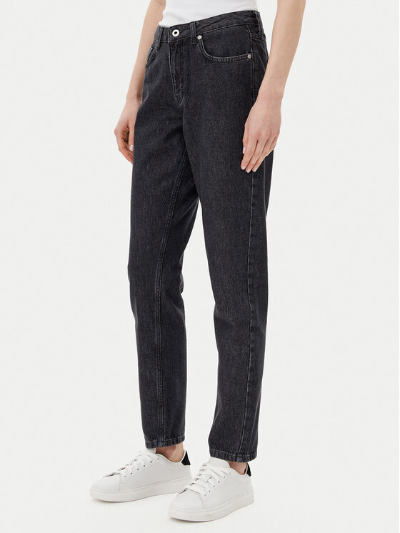 Karl Lagerfeld Jeans Karl Lagerfeld Jeans Blugi A2W10138 Negru Mom Fit