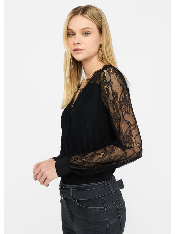 Liu Jo Liu Jo Top MF5507J383622222 Czarny Regular Fit