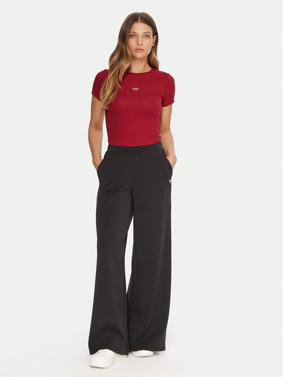 Guess Jeans Guess Jeans Тишърт W5BP45 KA0H1 Червен Slim Fit