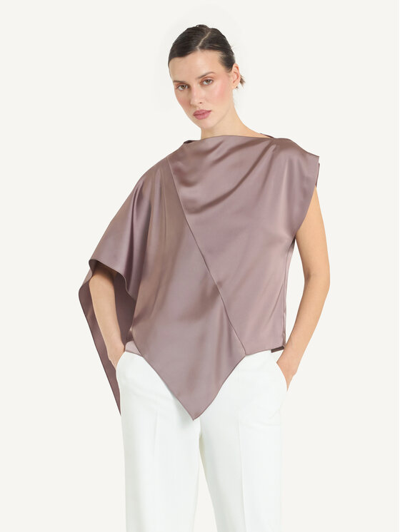 KMX KMX Bluzka 505310001 Beżowy Loose Fit