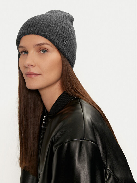 Calvin Klein Calvin Klein Шапкa Chunky K60K612873 Сірий