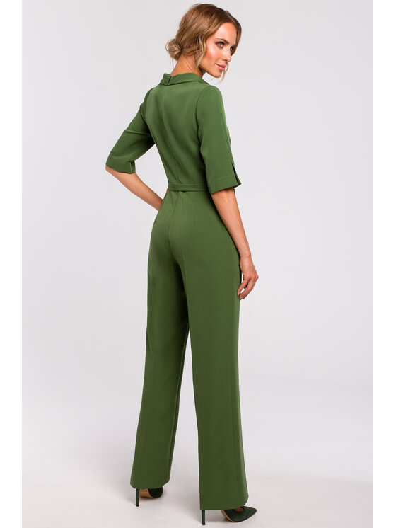 Made of Emotion Made of Emotion Jumpsuit M463 Verde Custom Fit