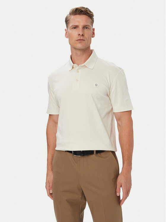 BOSS BOSS Polokošile C-Parris 01 50555829 Krémová Regular Fit