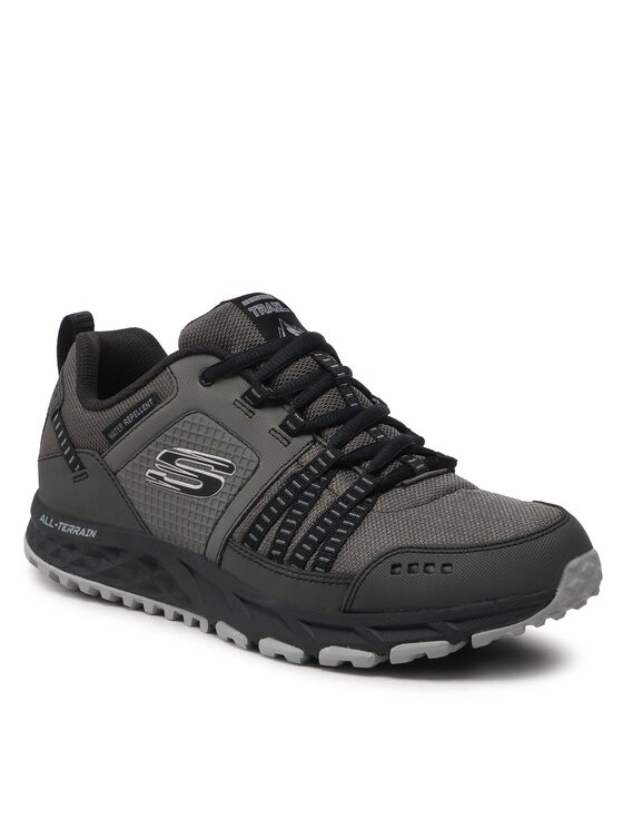 Skechers Poltopánky Escape Plan 51591/CCBK Sivá