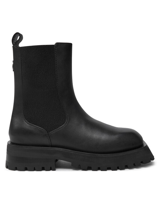 DKNY DKNY Kotníková obuv s elastickým prvkem Rianne Chelsea K3471540 Černá