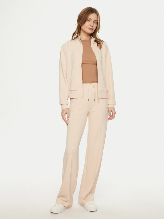 Guess Guess Μπλούζα V5RQ17 KCOB2 Μπεζ Regular Fit