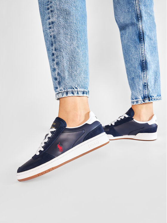 Polo Ralph Lauren Polo Ralph Lauren Sneakersy Polo Crt Pp 809834463003 Granatowy