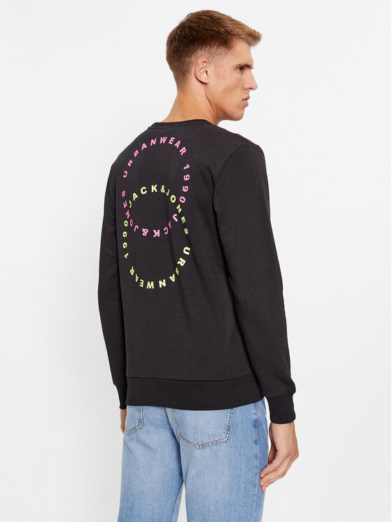 Jack&Jones Jack&Jones Μπλούζα Thiba 12236175 Μαύρο Regular Fit