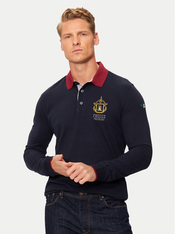 Aeronautica Militare Aeronautica Militare Polo 242PO1813J564 Blu scuro Regular Fit