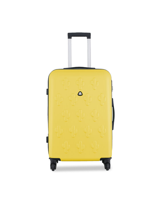 Valiză medie Semi Line T5947-2 Galben