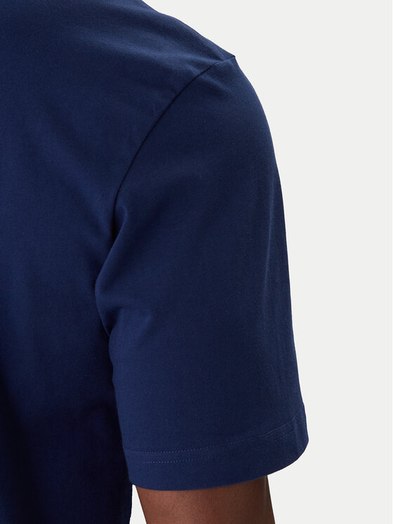 adidas adidas Marškinėliai Essentials Linear JE8999 Tamsiai mėlyna Regular Fit