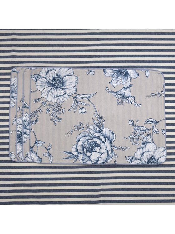 Roseberry Home Roseberry Home Podkładka na stół Blossom Blue Niebieski