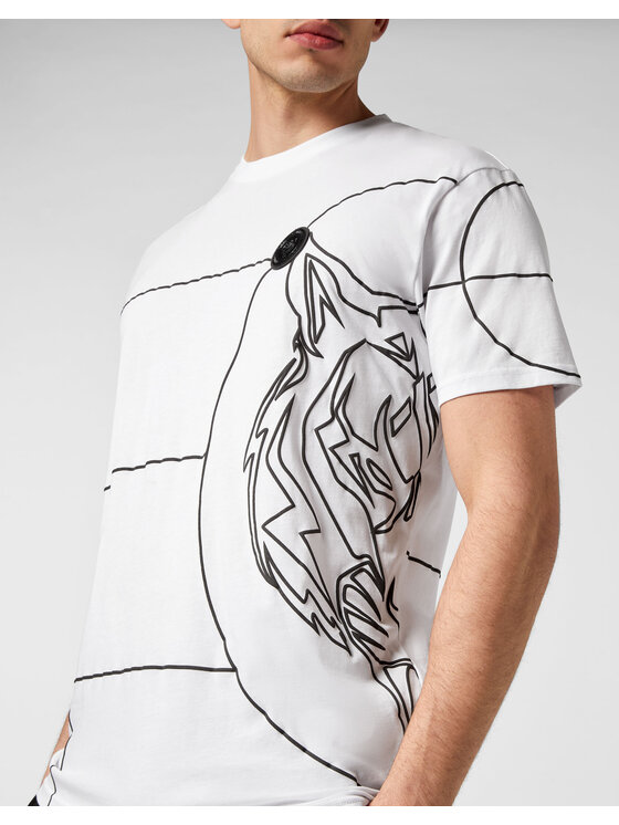 Plein Sport Plein Sport T-Shirt 823 Biały Regular Fit