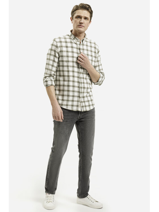 Cross Jeans Cross Jeans Jeansy C 132-146 Szary Straight Leg