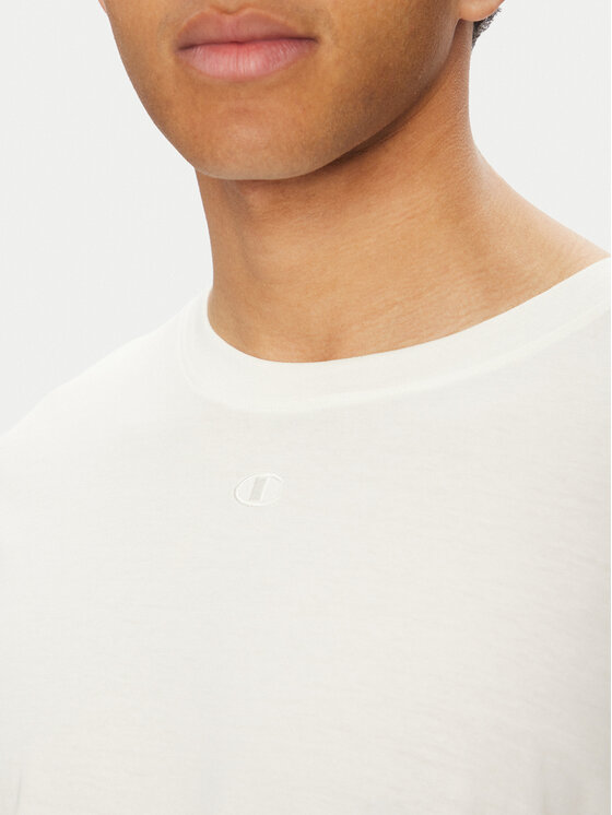 Champion Champion T-krekls 117537 Écru Loose Fit