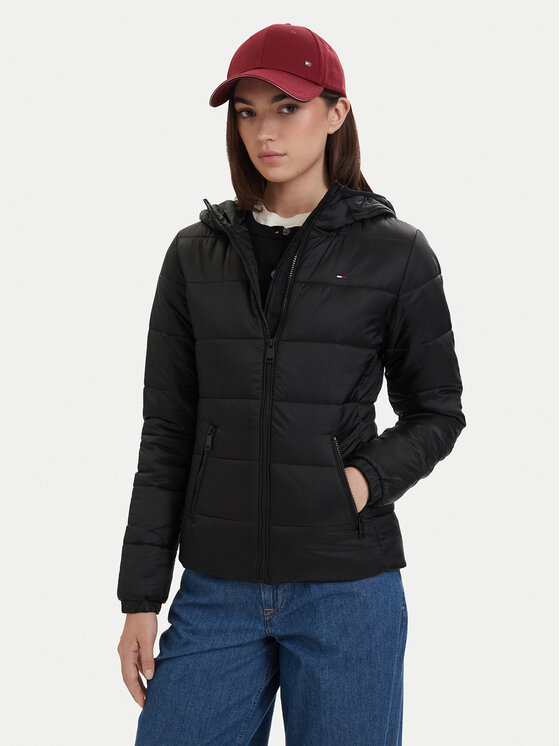 Tommy Jeans Tommy Jeans Преходно яке DW0DW20959 Черен Slim Fit