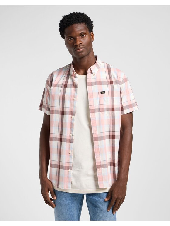 Lee Lee Koszula BUTTON DOWN Kolorowy Regular Fit