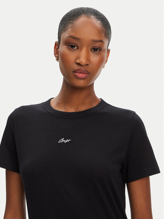 BOSS BOSS T-Shirt C_Elogo_5 50547547 Czarny Slim Fit