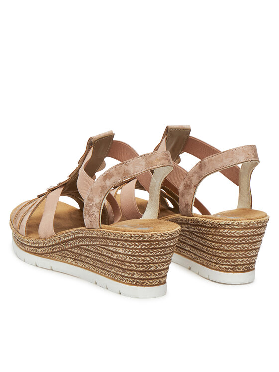Rieker Rieker Sandalen 619B2-31 Rosa