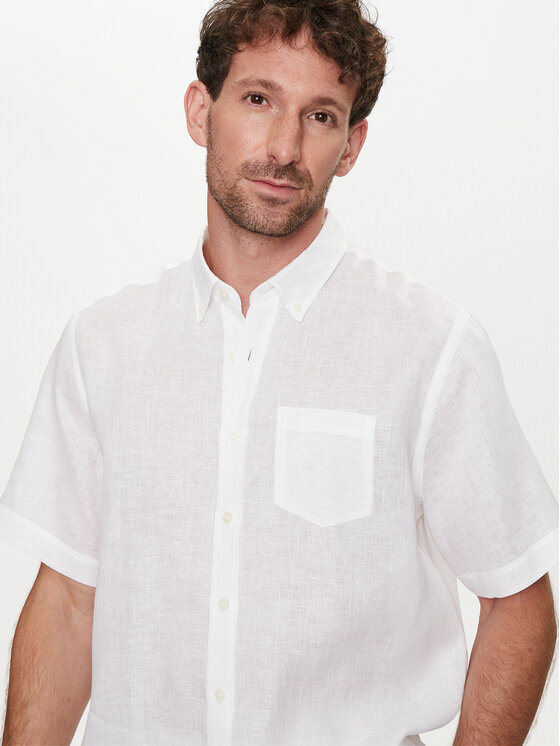 Bugatti Bugatti Camicia 9450 58540A Bianco Regular Fit