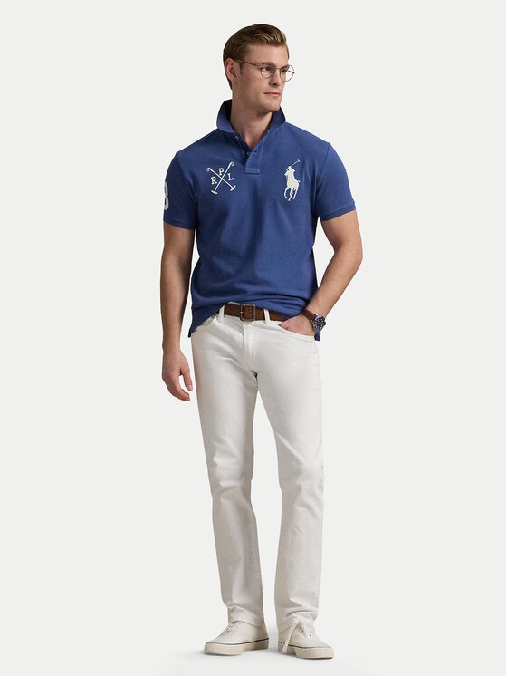 Polo Ralph Lauren Polo Ralph Lauren Pólóing 710978082003 Sötétkék Custom Slim Fit