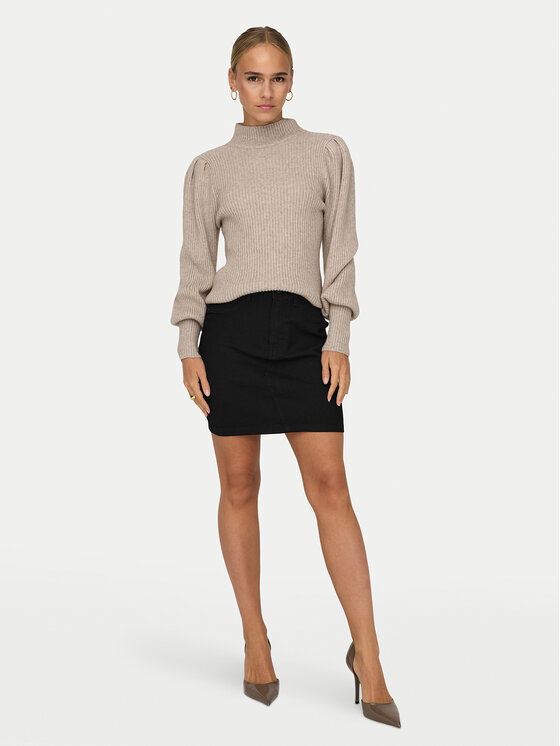 ONLY ONLY Pulover Katia 15232494 Bej Regular Fit