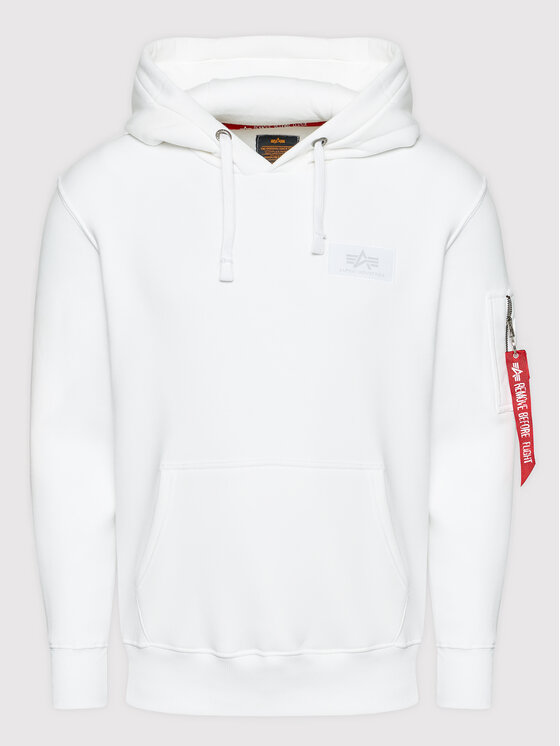 Alpha Industries Alpha Industries Μπλούζα Back Print 178318 Λευκό Regular Fit