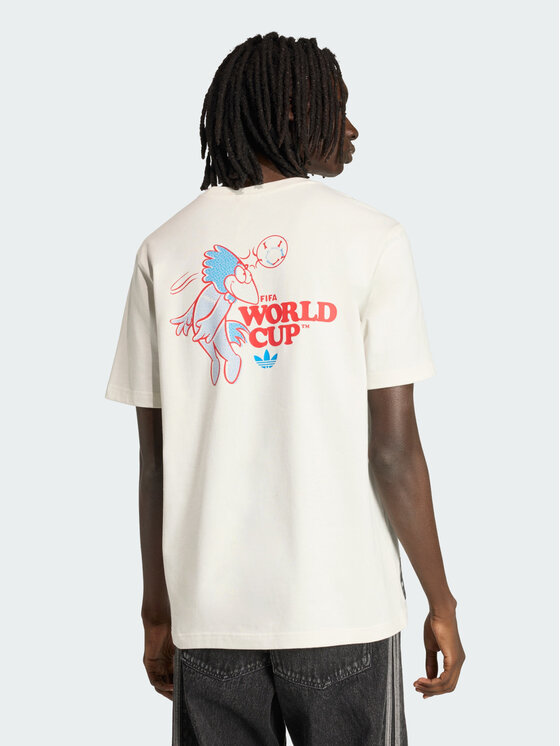 adidas adidas Koszulka techniczna FIFA World Cup 26™ Footix Mascot Biały Regular Fit