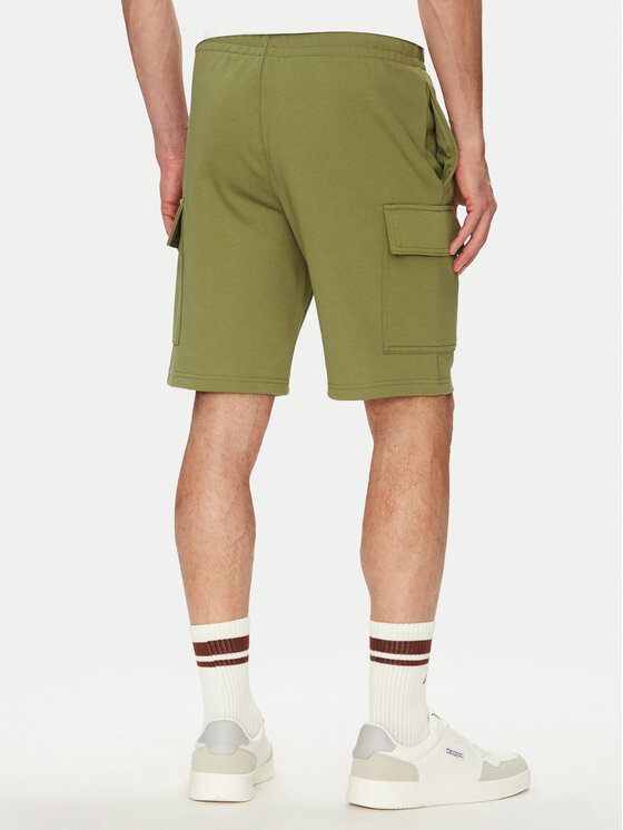 Lacoste Lacoste Szorty sportowe GH9743 Khaki Regular Fit
