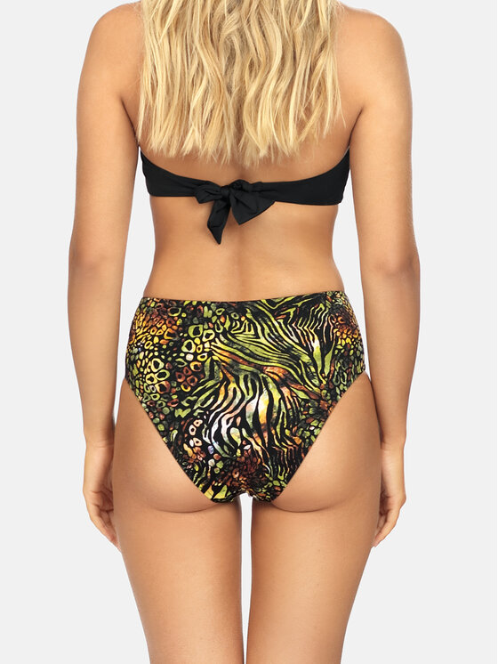 Miss Lou Miss Lou Dół od bikini Lana Safari Fashion D-ML040 Zielony