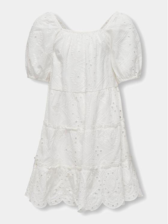Kids ONLY Kids ONLY Suvekleit Cleo 15320402 Valge Regular Fit
