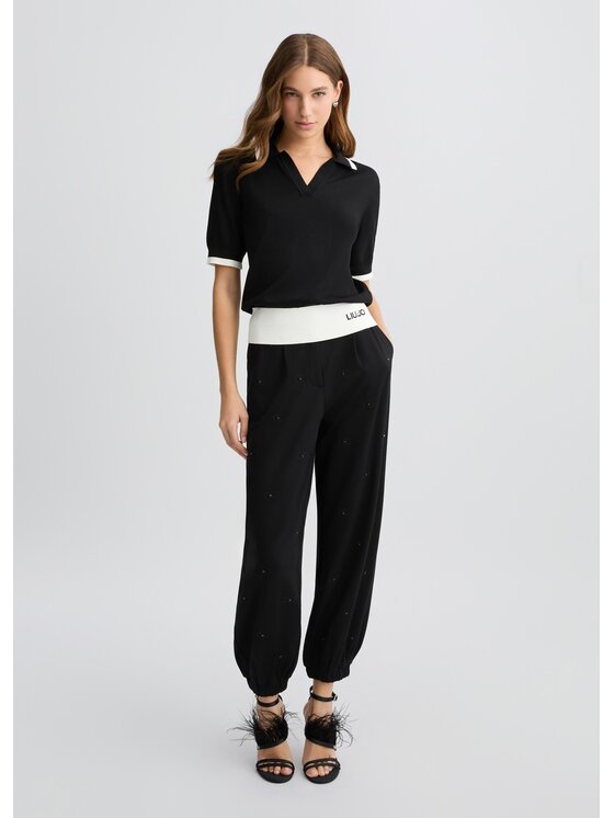 Liu Jo Liu Jo Bluza TA5093MS022A6882 Czarny Regular Fit