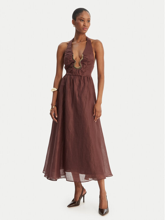 Bardot Bardot Coctailkleid Cavarly 60361DB Braun Regular Fit