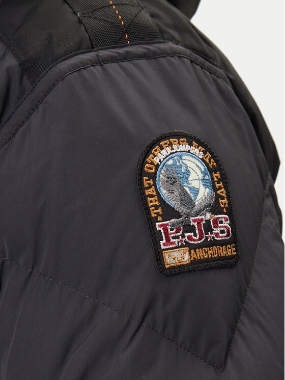 Parajumpers Parajumpers Zimski kaput Long Bear 25WMPMPUHF04 Crna Regular Fit