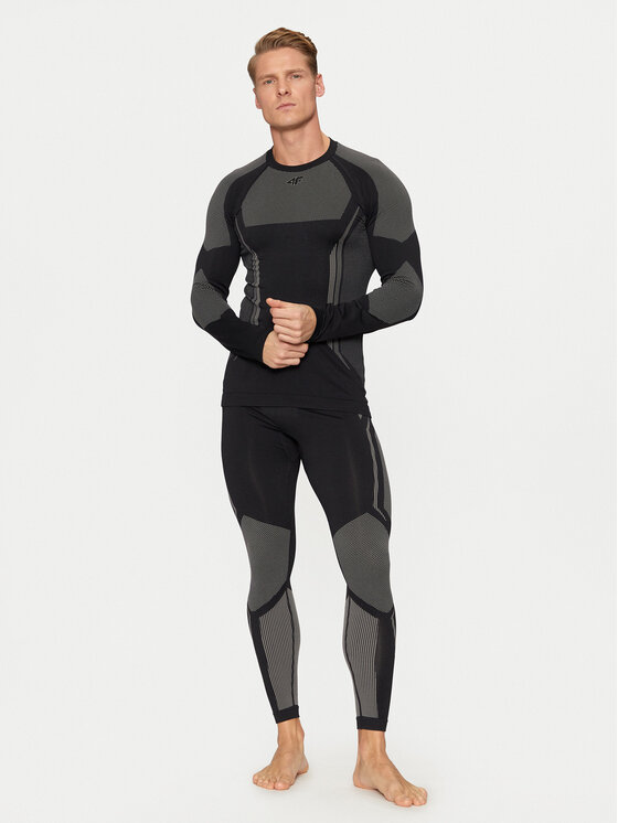 4F 4F Termoaktīva apģērba apakšdaļa 4FWAW24USEAM166 Melns Slim Fit