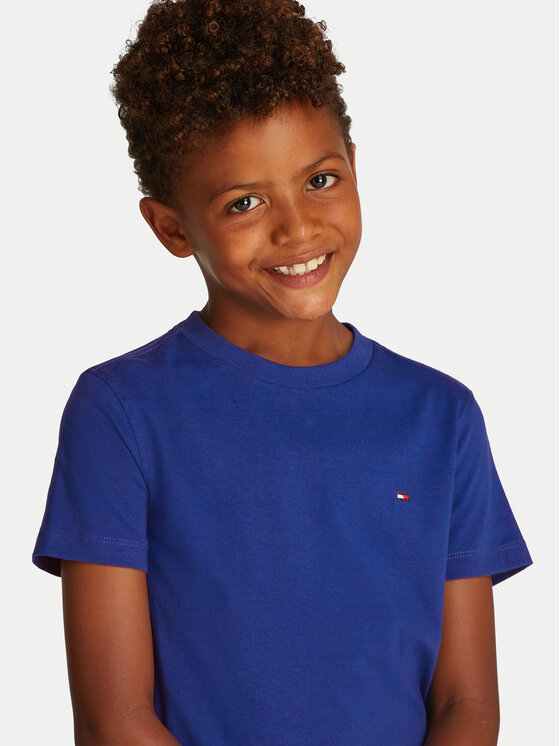 Tommy Hilfiger Tommy Hilfiger T-Shirt Essential KB0KB06879 D Modrá Regular Fit