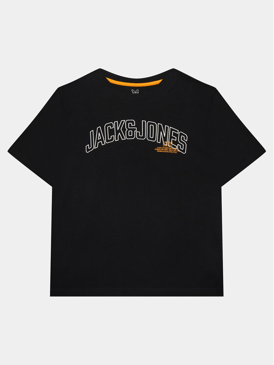 Jack&Jones Junior Majica 12230836 Črna Loose Fit