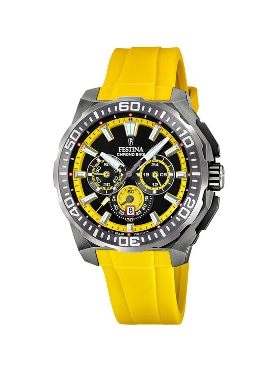 Festina Festina Zegarek F20725-1 Żółty