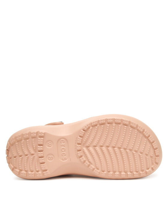 Crocs Crocs Klapki Classic Platform Clog 206750 Beżowy
